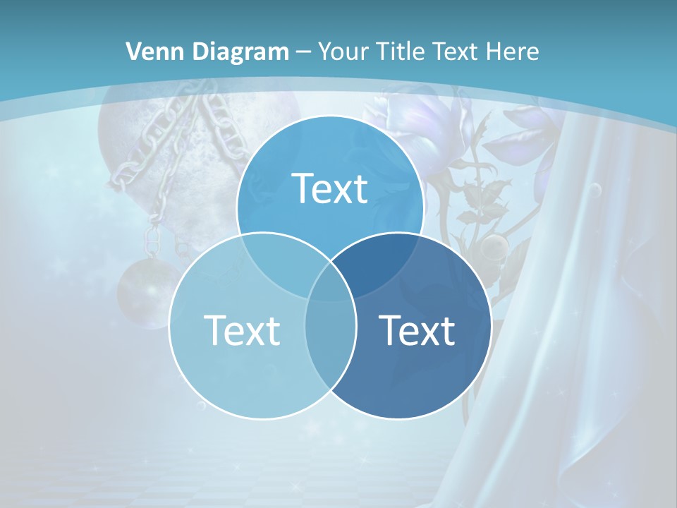 Ksi Fantasy Romantyczny PowerPoint Template