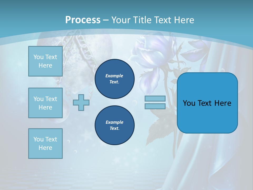 Ksi Fantasy Romantyczny PowerPoint Template
