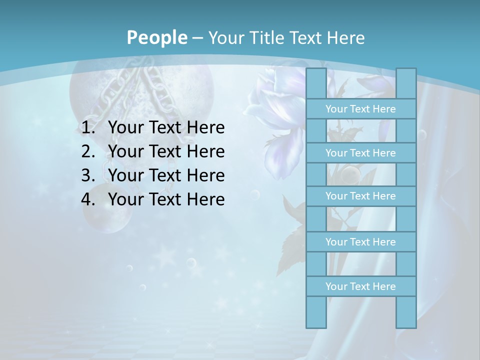 Ksi Fantasy Romantyczny PowerPoint Template