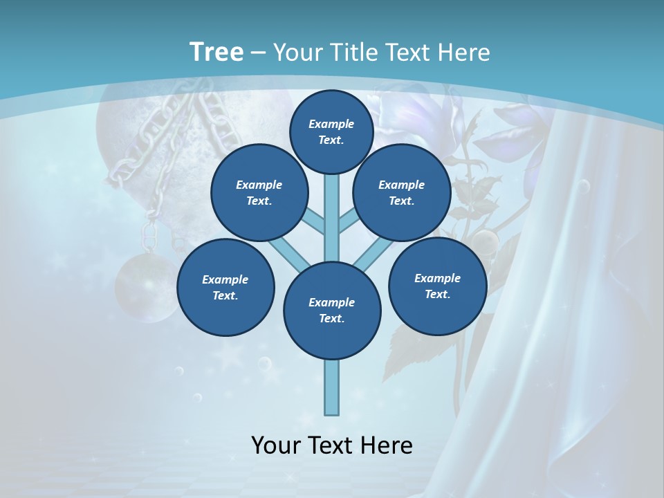 Ksi Fantasy Romantyczny PowerPoint Template