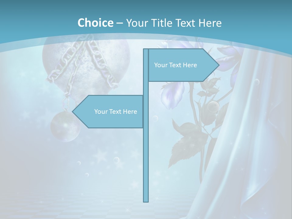 Ksi Fantasy Romantyczny PowerPoint Template