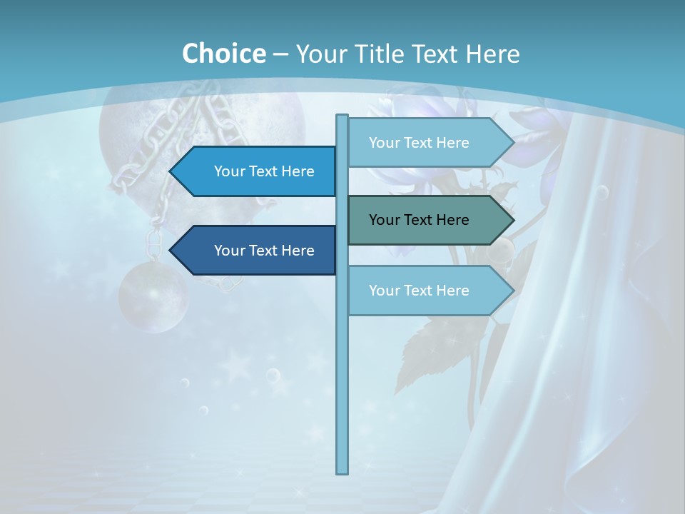 Ksi Fantasy Romantyczny PowerPoint Template