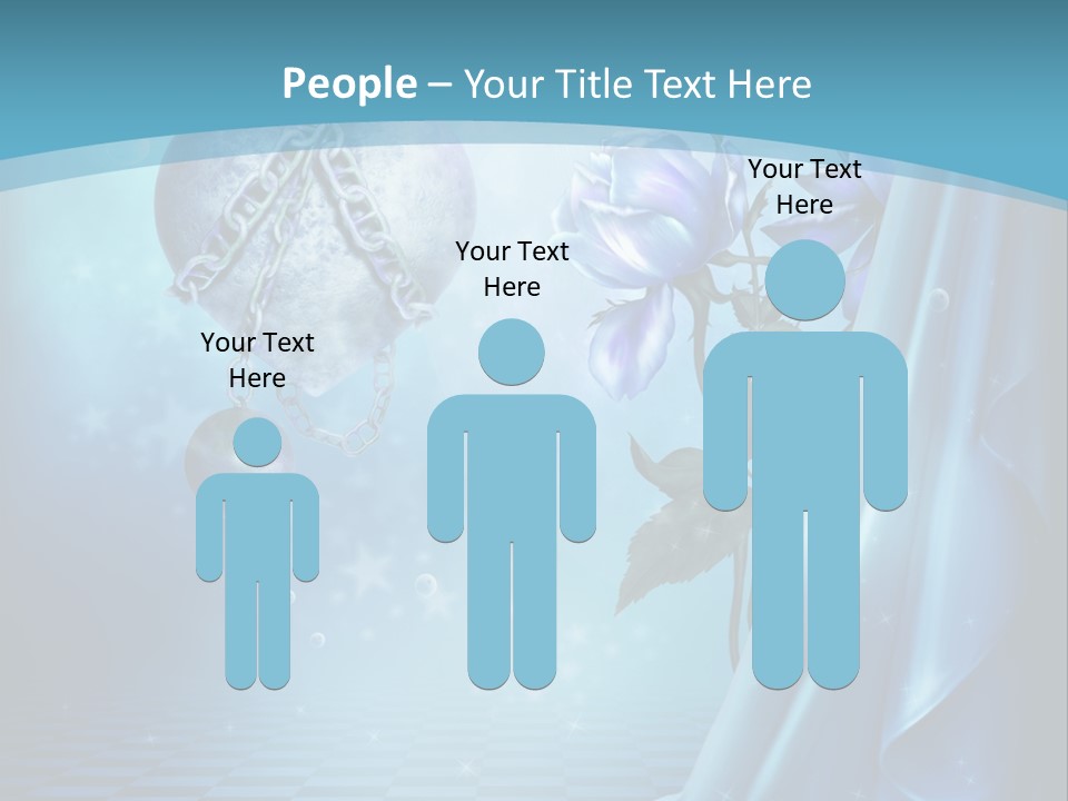 Ksi Fantasy Romantyczny PowerPoint Template