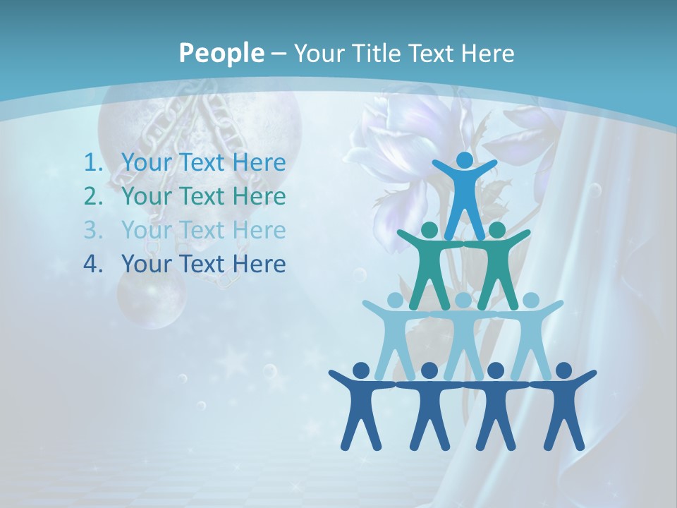 Ksi Fantasy Romantyczny PowerPoint Template