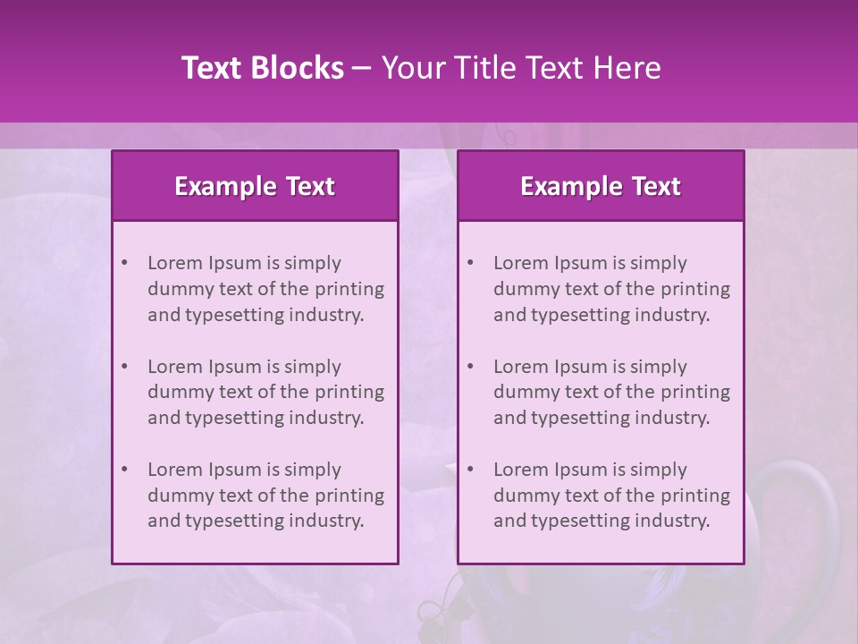 Ilustracja Fioletowy Zaproszenie PowerPoint Template