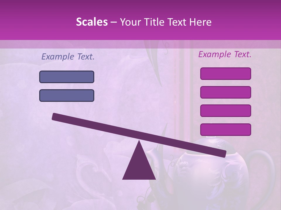 Ilustracja Fioletowy Zaproszenie PowerPoint Template
