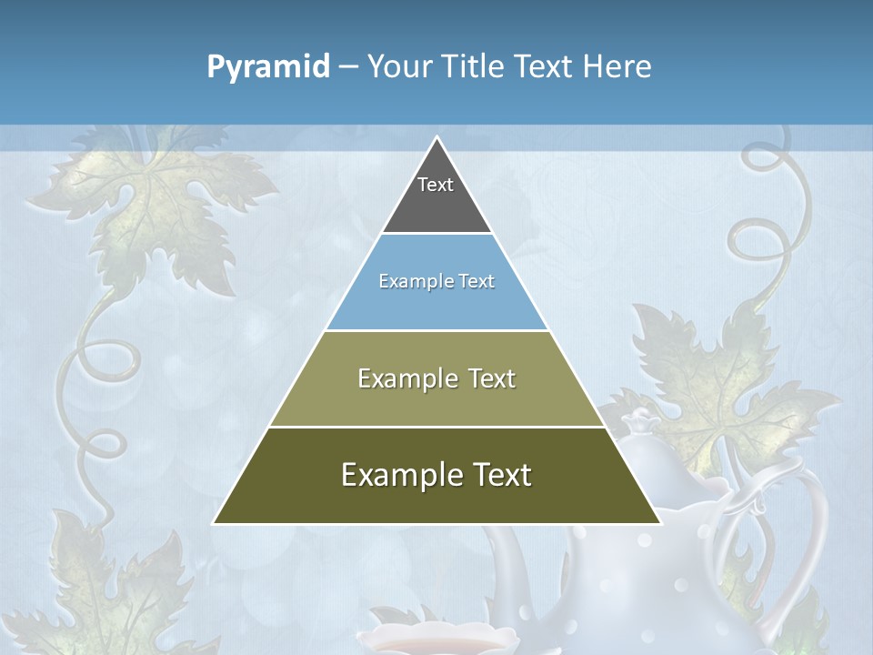 Ramka Herbata Papeteria PowerPoint Template