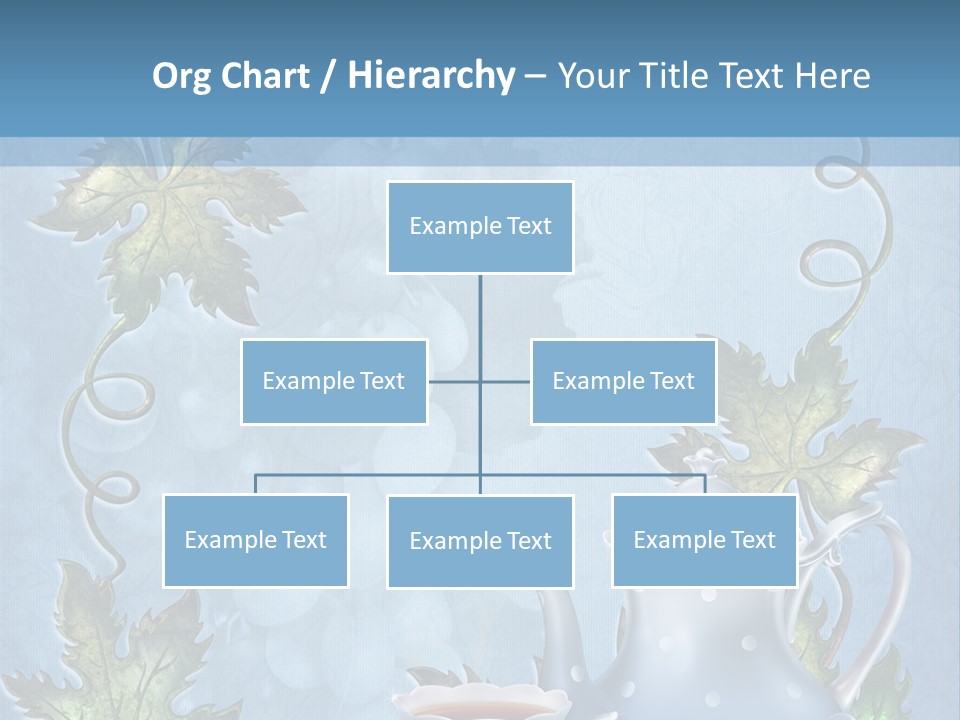 Ramka Herbata Papeteria PowerPoint Template