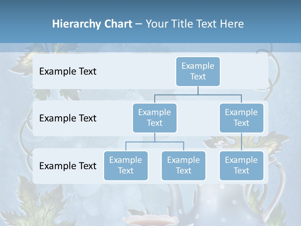 Ramka Herbata Papeteria PowerPoint Template