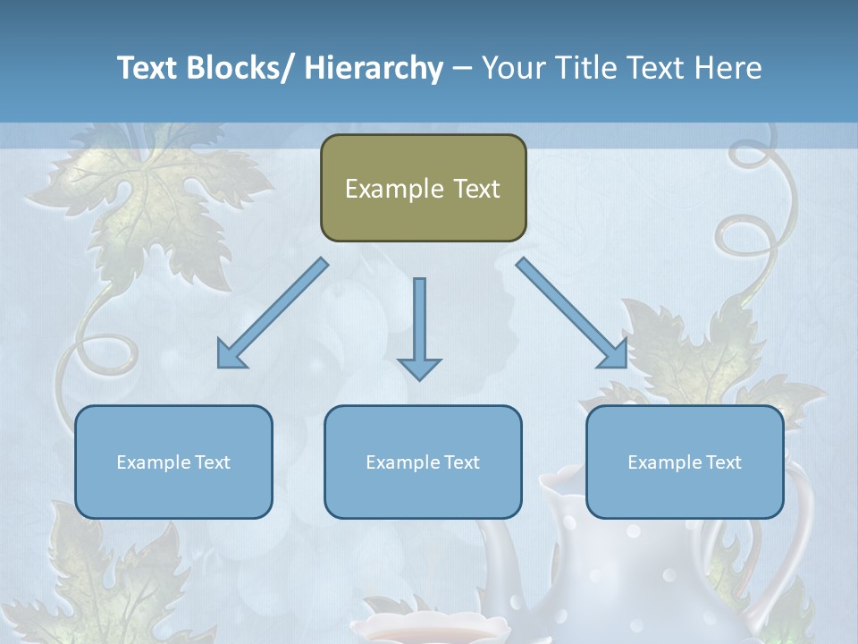 Ramka Herbata Papeteria PowerPoint Template