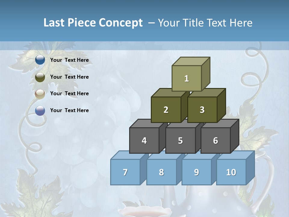 Ramka Herbata Papeteria PowerPoint Template