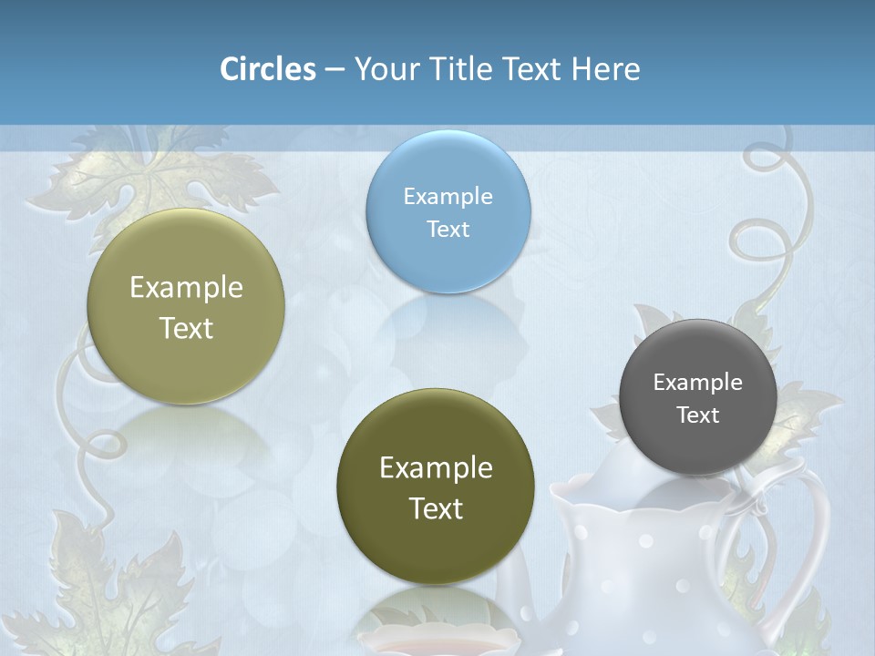 Ramka Herbata Papeteria PowerPoint Template