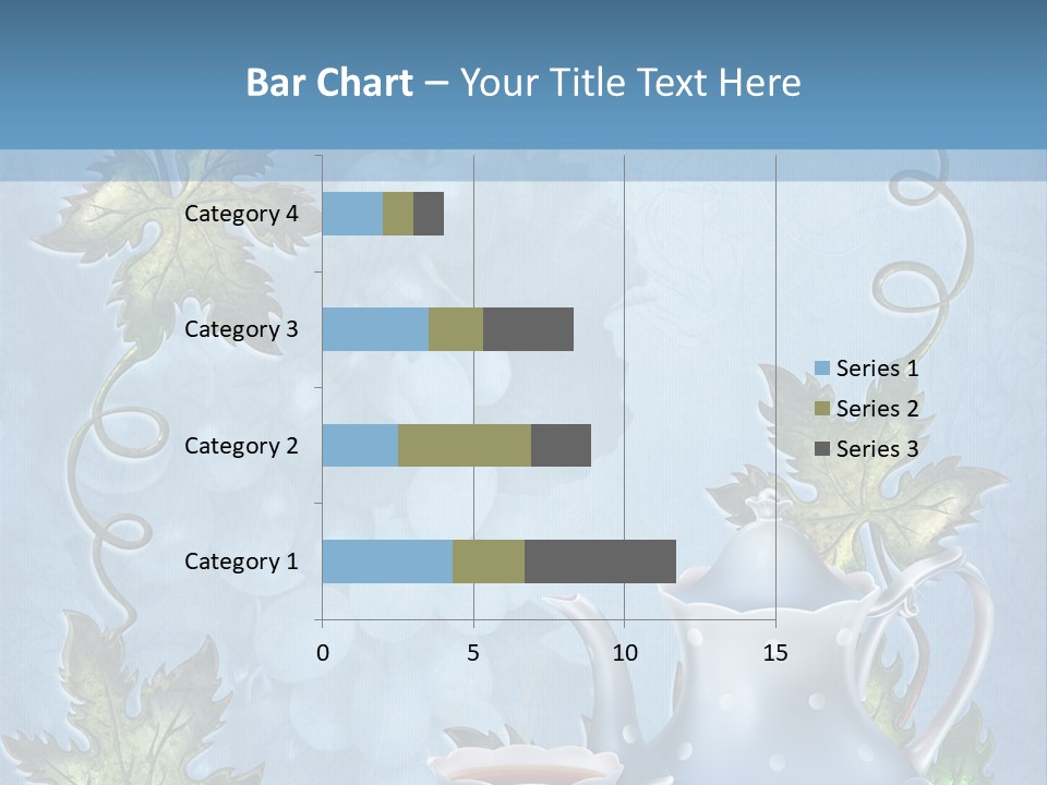 Ramka Herbata Papeteria PowerPoint Template