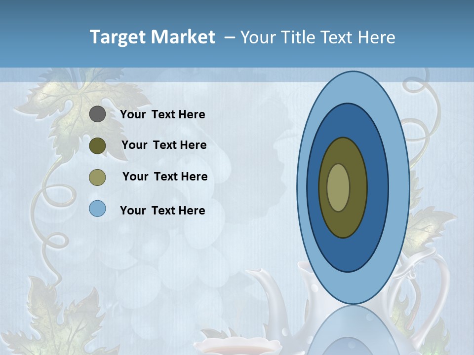 Ramka Herbata Papeteria PowerPoint Template