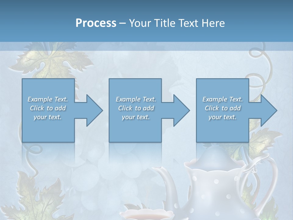 Ramka Herbata Papeteria PowerPoint Template