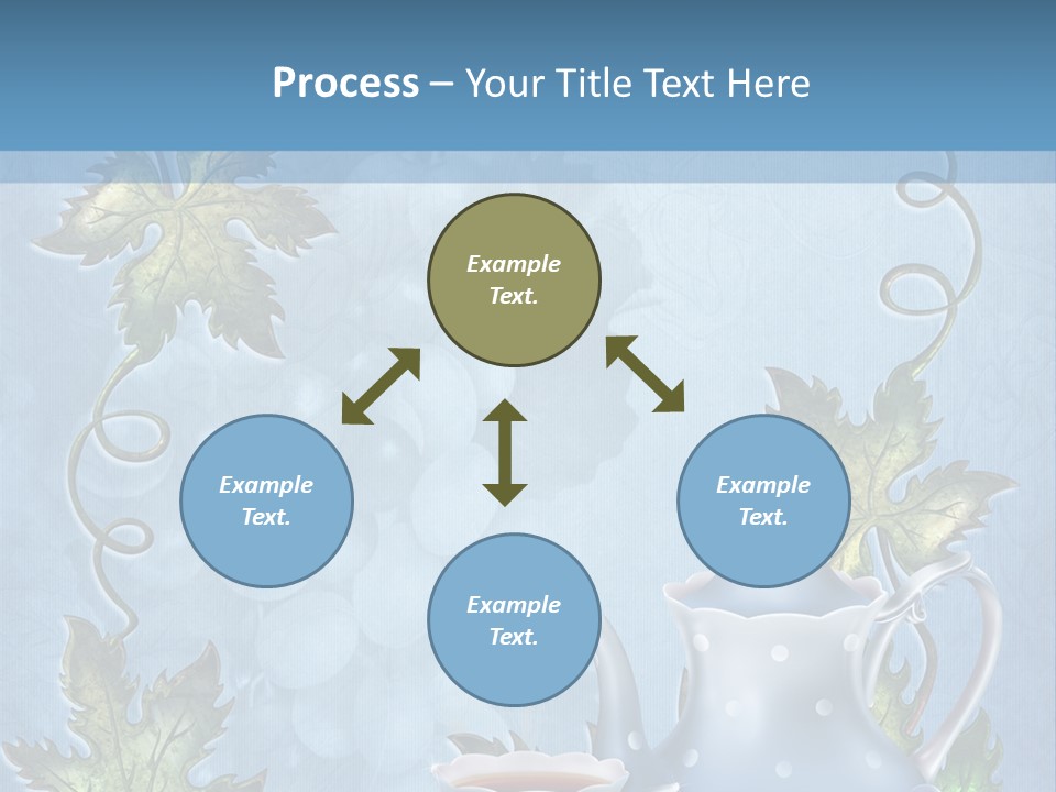Ramka Herbata Papeteria PowerPoint Template