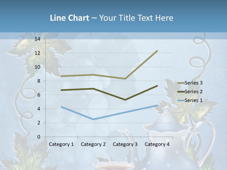 Ramka Herbata Papeteria PowerPoint Template