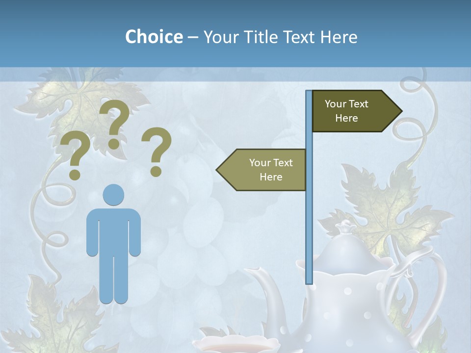Ramka Herbata Papeteria PowerPoint Template