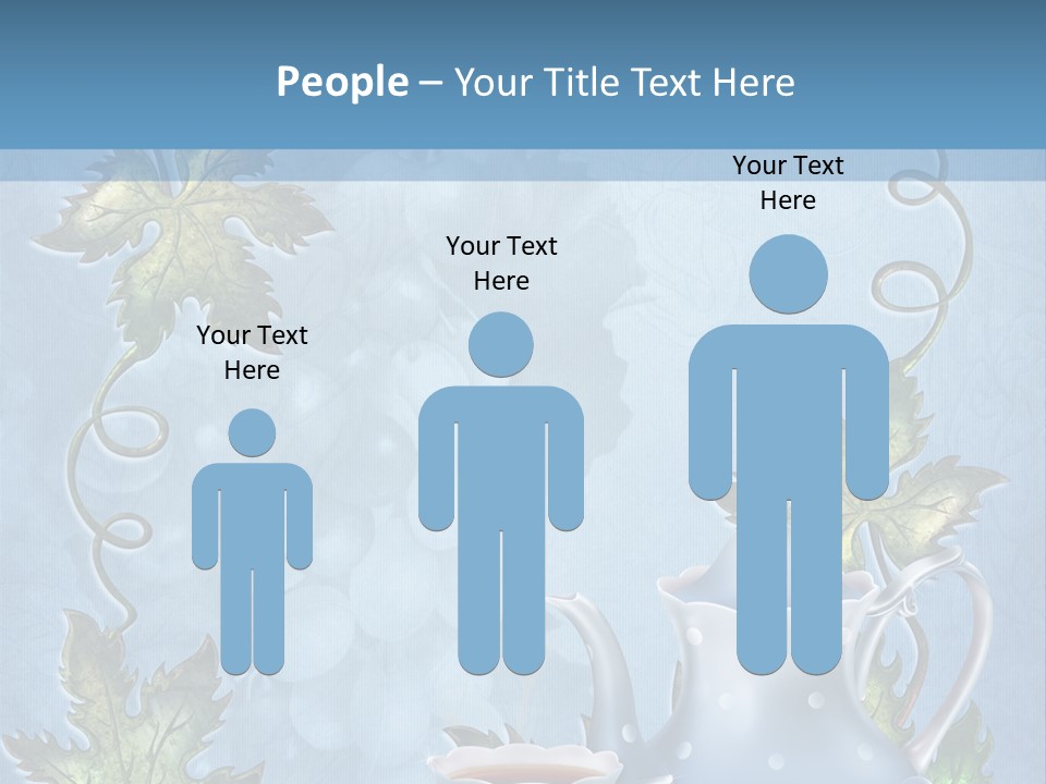 Ramka Herbata Papeteria PowerPoint Template