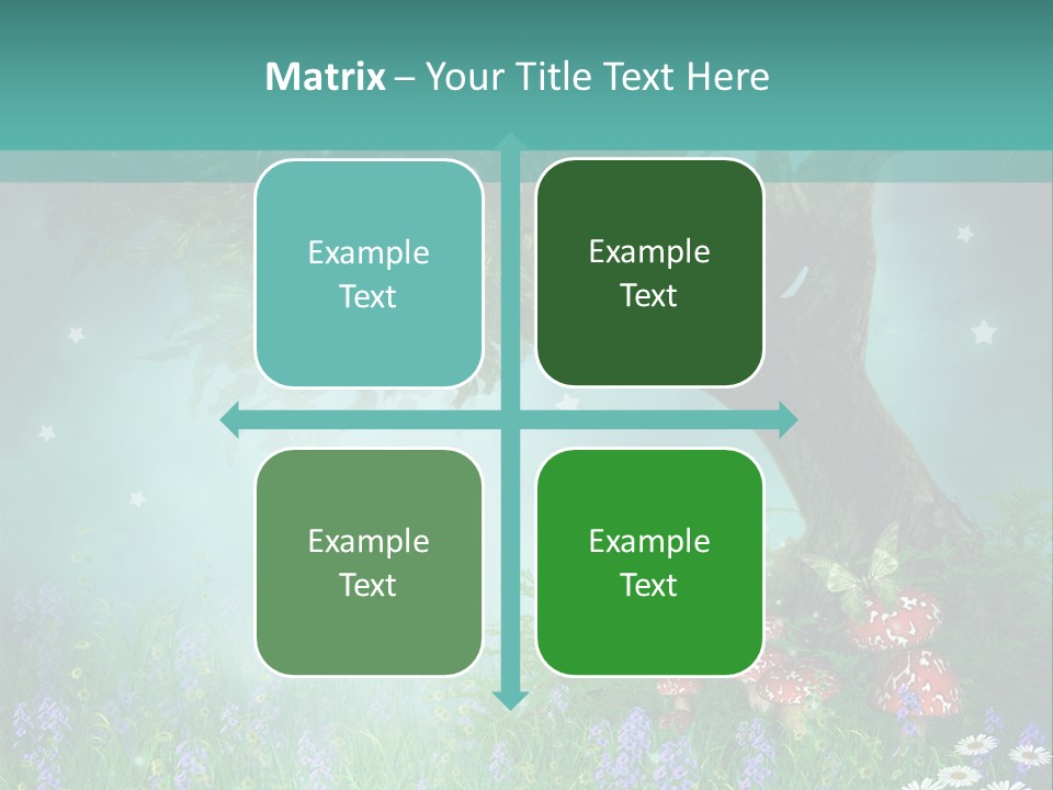 Ilustracja Dziedziniec Chmura PowerPoint Template