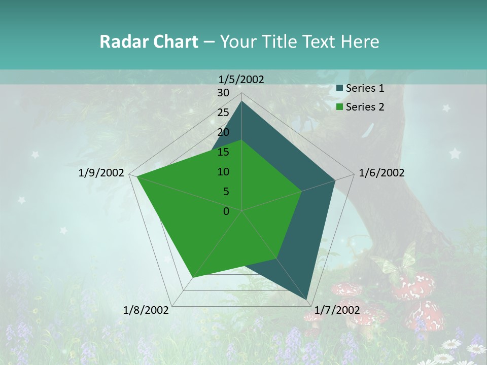 Ilustracja Dziedziniec Chmura PowerPoint Template