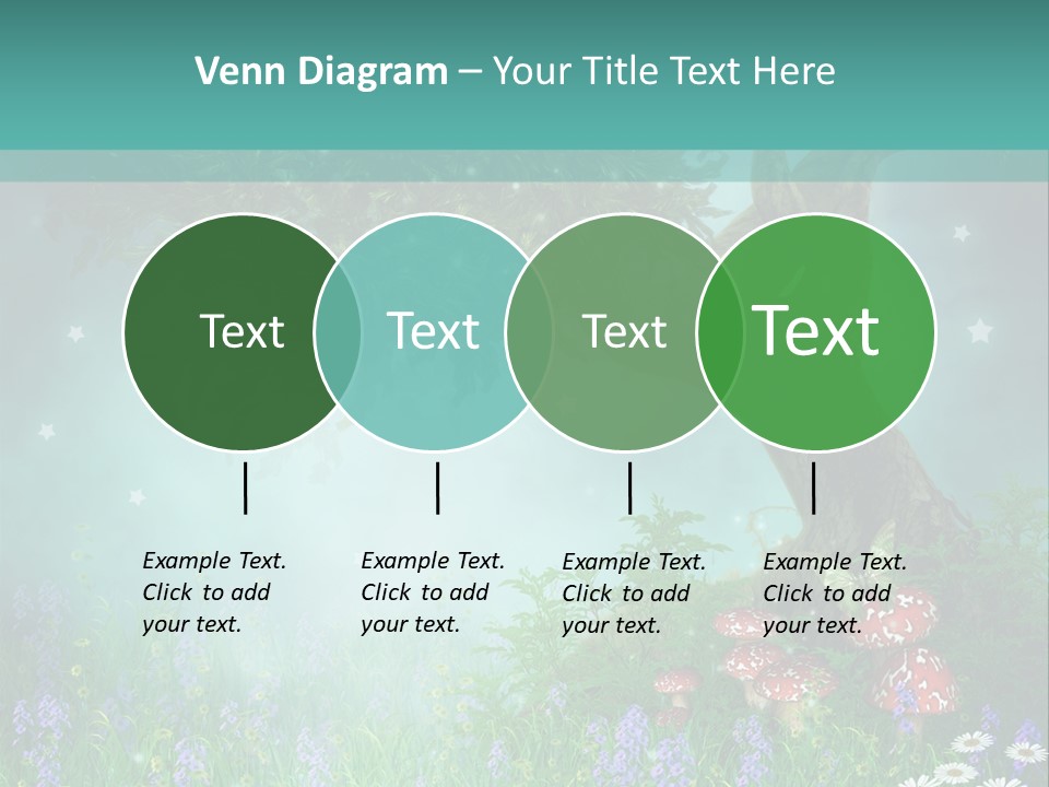 Ilustracja Dziedziniec Chmura PowerPoint Template