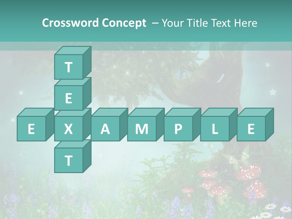 Ilustracja Dziedziniec Chmura PowerPoint Template