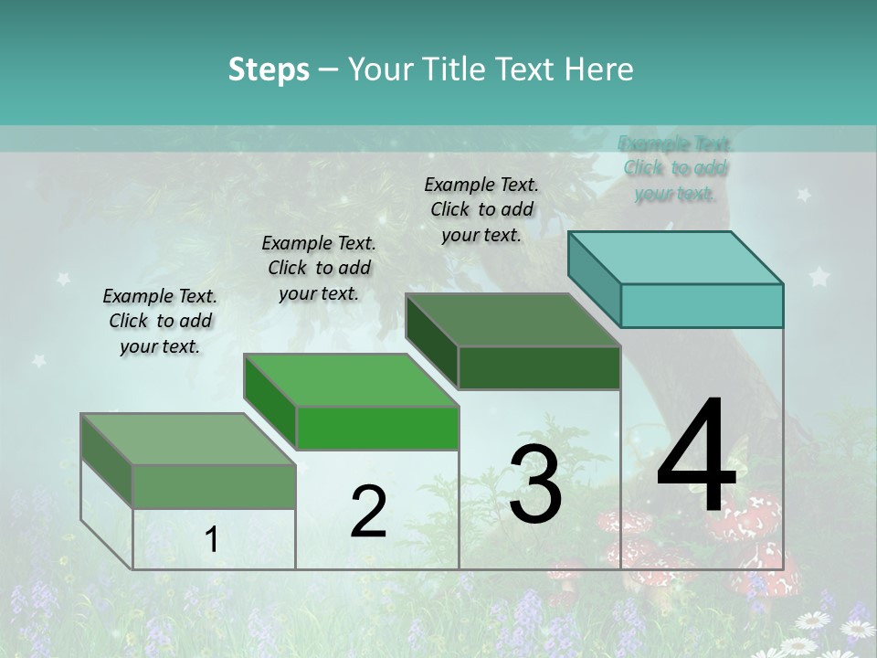 Ilustracja Dziedziniec Chmura PowerPoint Template