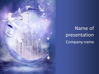 Ksi Fantasy Woda PowerPoint Template