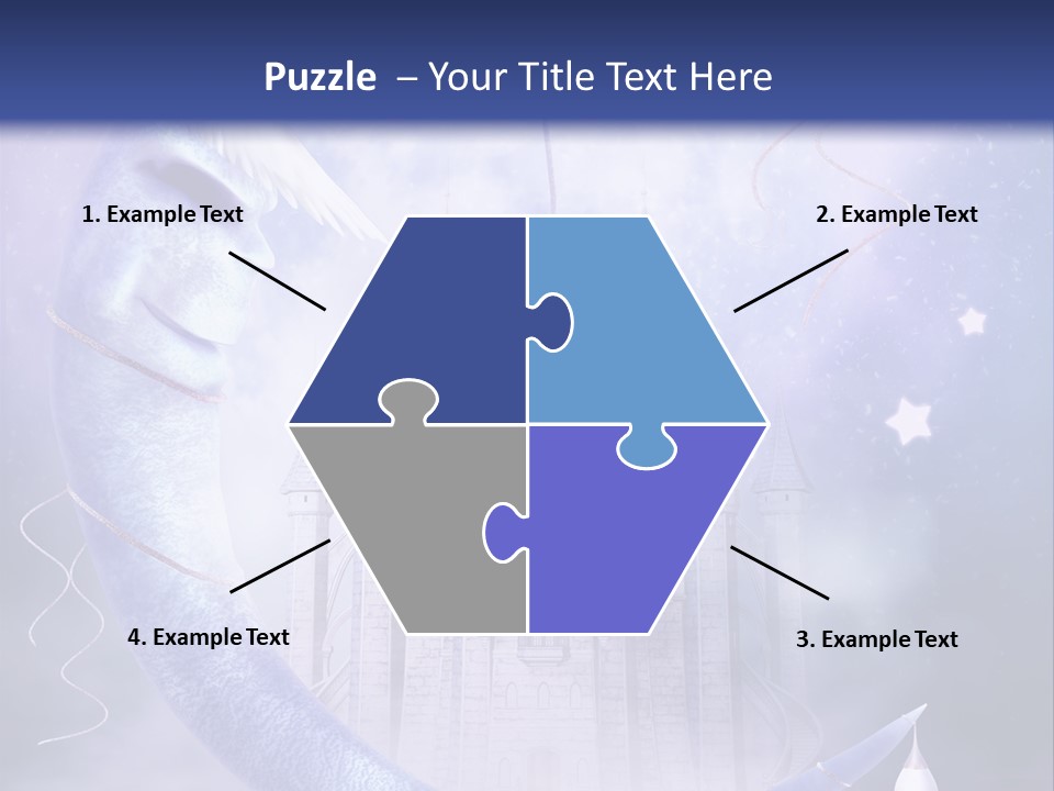 Ksi Fantasy Woda PowerPoint Template