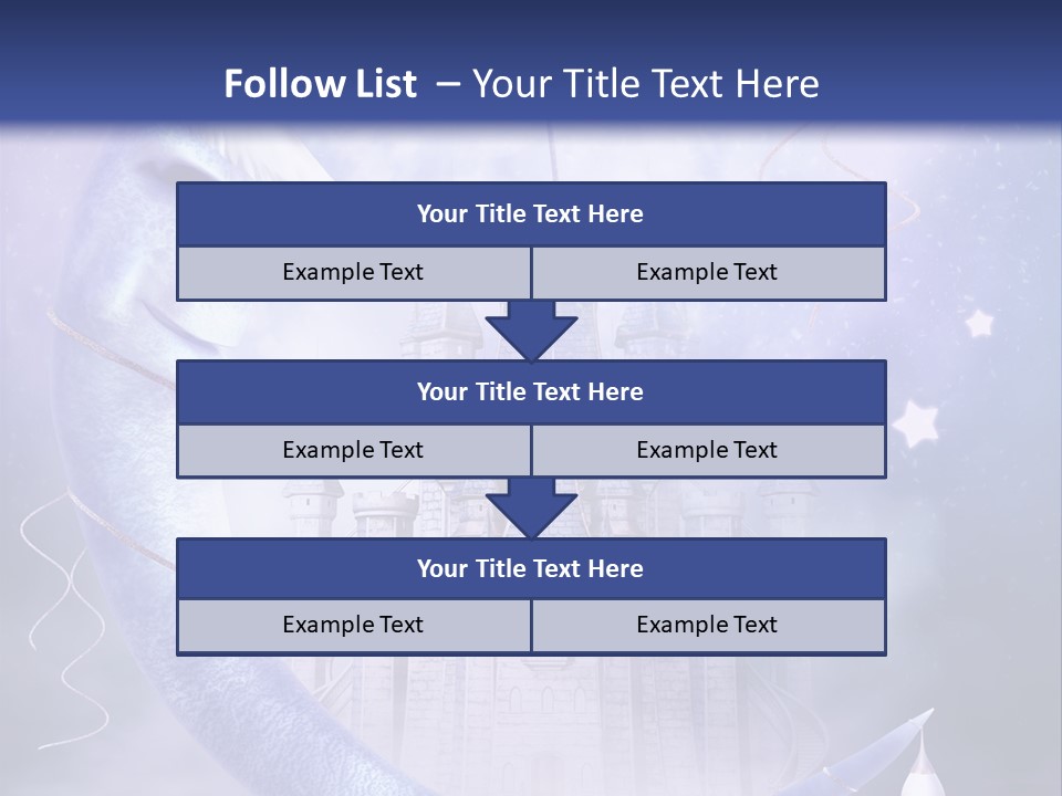 Ksi Fantasy Woda PowerPoint Template