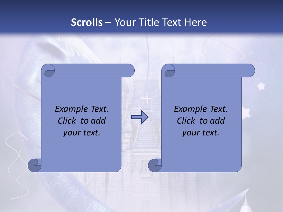Ksi Fantasy Woda PowerPoint Template