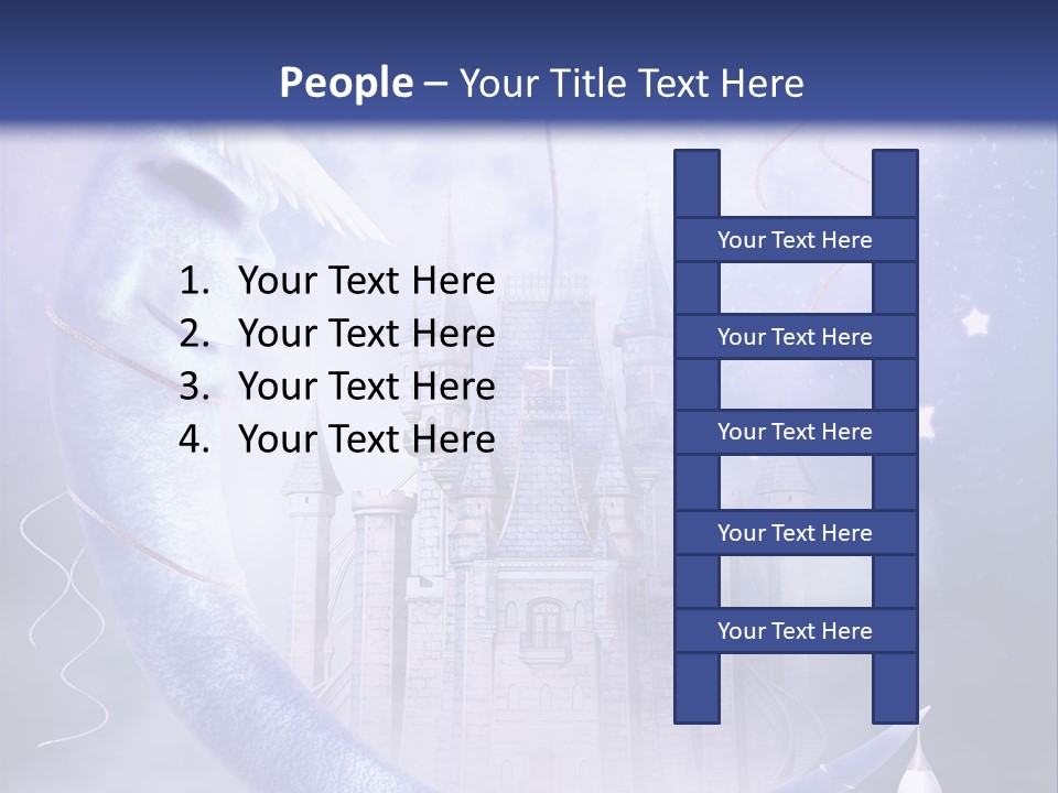 Ksi Fantasy Woda PowerPoint Template