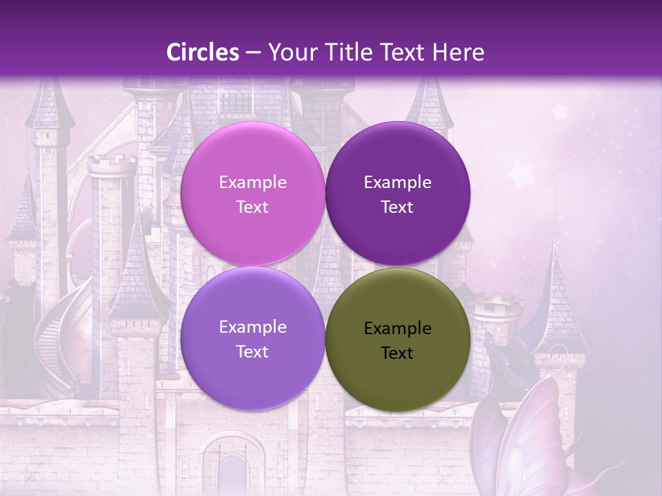 Ksi Zaczarowany Zamek PowerPoint Template