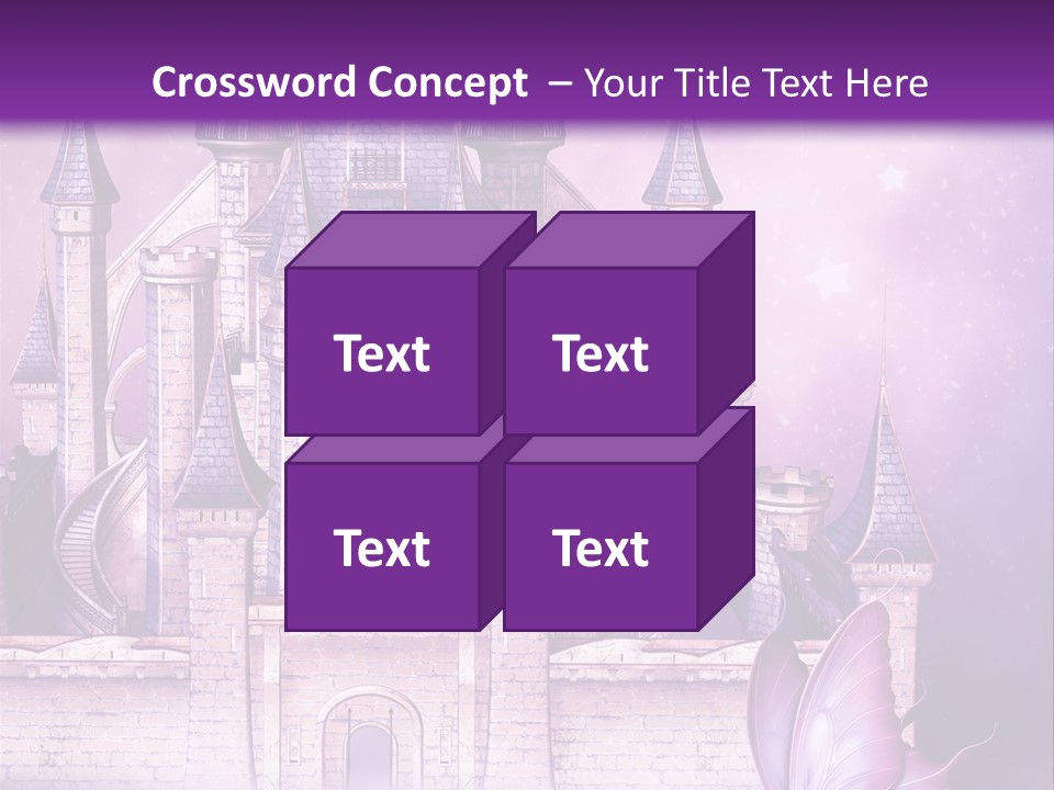 Ksi Zaczarowany Zamek PowerPoint Template