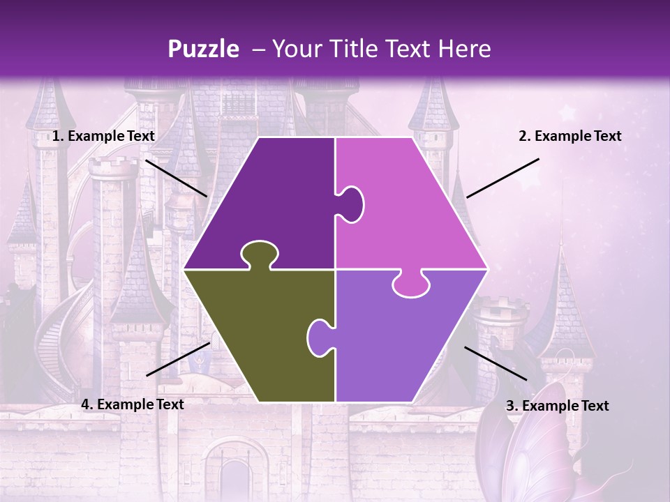 Ksi Zaczarowany Zamek PowerPoint Template