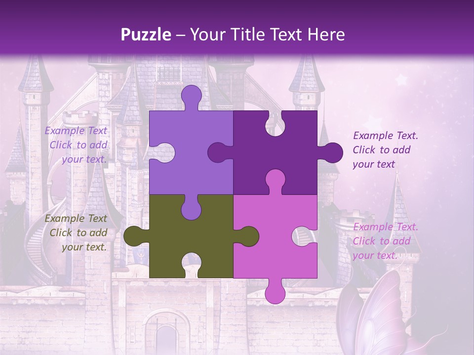 Ksi Zaczarowany Zamek PowerPoint Template