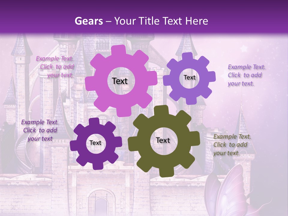 Ksi Zaczarowany Zamek PowerPoint Template