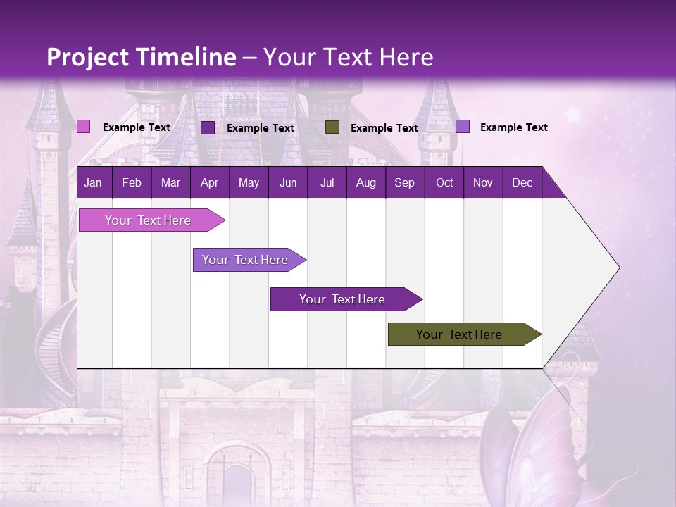 Ksi Zaczarowany Zamek PowerPoint Template
