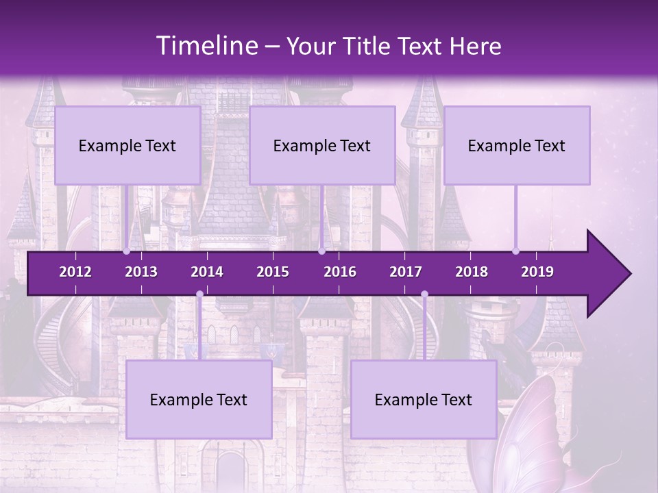 Ksi Zaczarowany Zamek PowerPoint Template