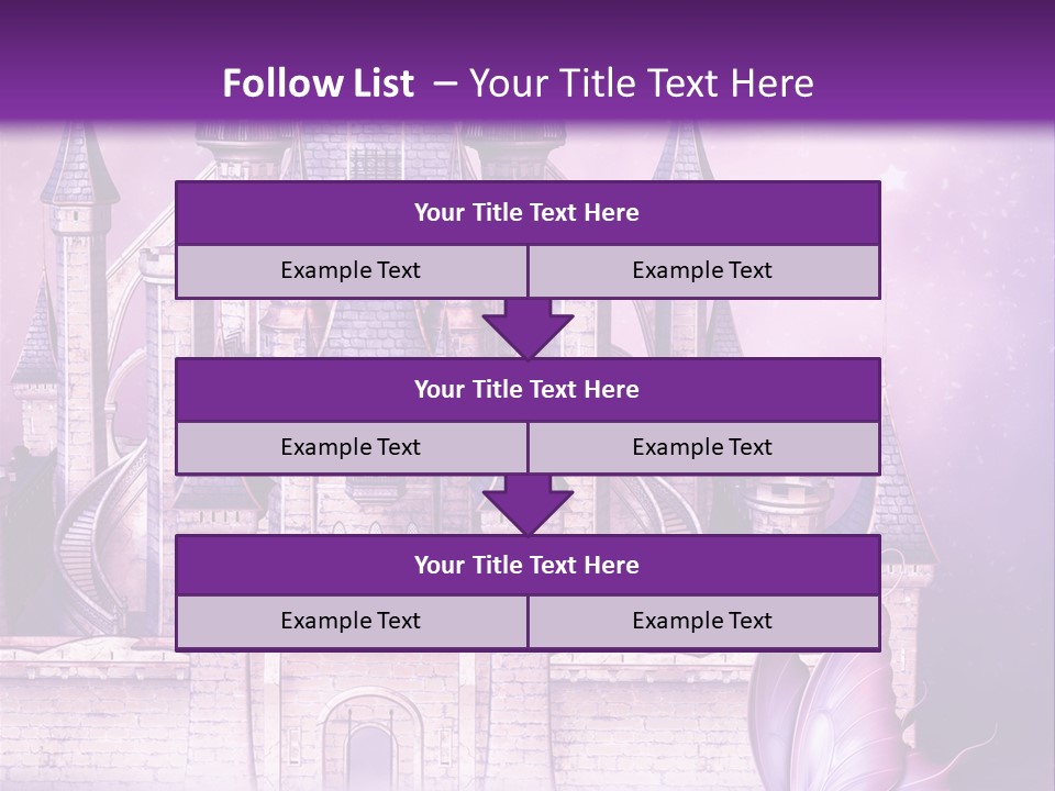Ksi Zaczarowany Zamek PowerPoint Template