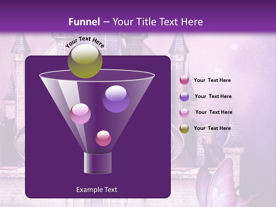 Ksi Zaczarowany Zamek PowerPoint Template