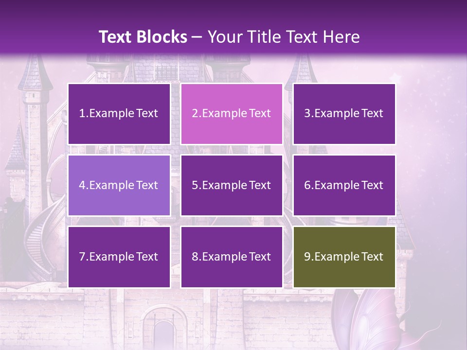 Ksi Zaczarowany Zamek PowerPoint Template