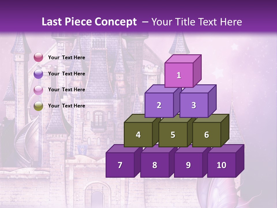 Ksi Zaczarowany Zamek PowerPoint Template