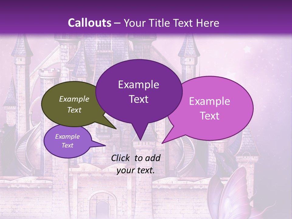 Ksi Zaczarowany Zamek PowerPoint Template