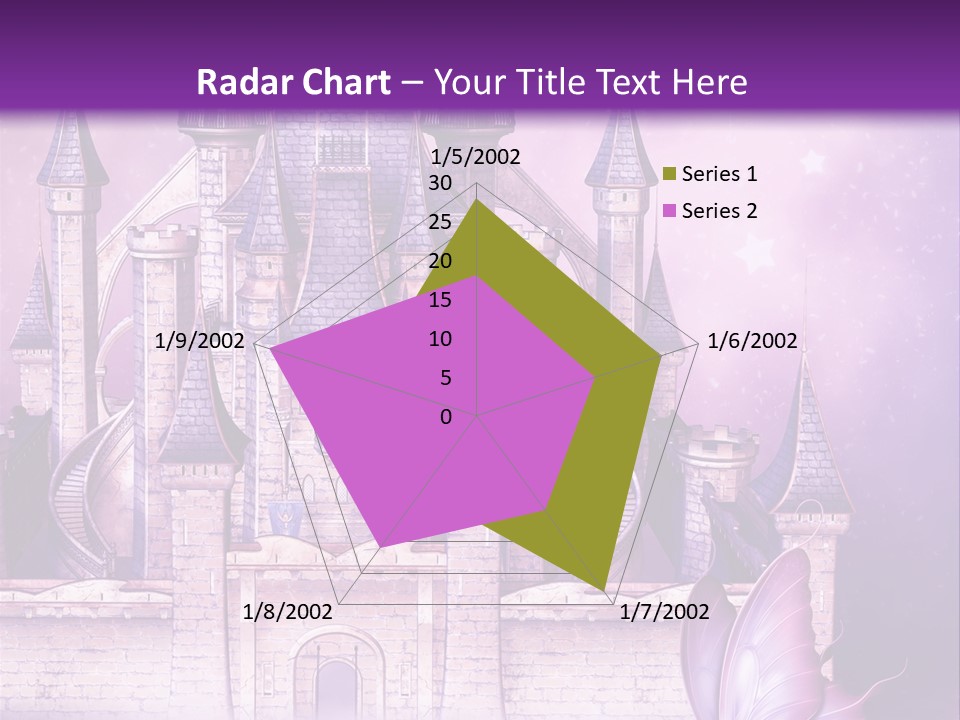 Ksi Zaczarowany Zamek PowerPoint Template