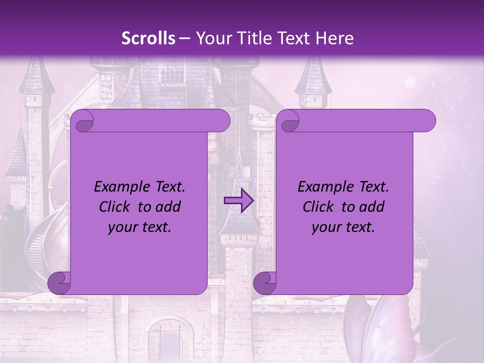 Ksi Zaczarowany Zamek PowerPoint Template
