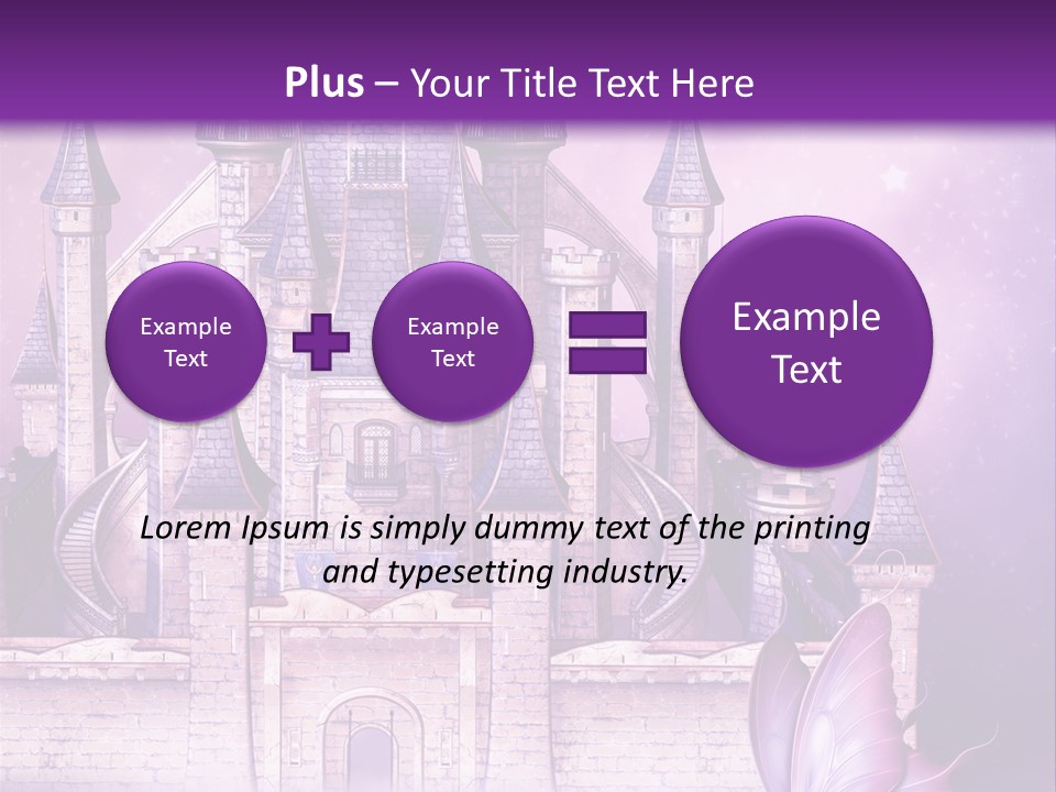 Ksi Zaczarowany Zamek PowerPoint Template