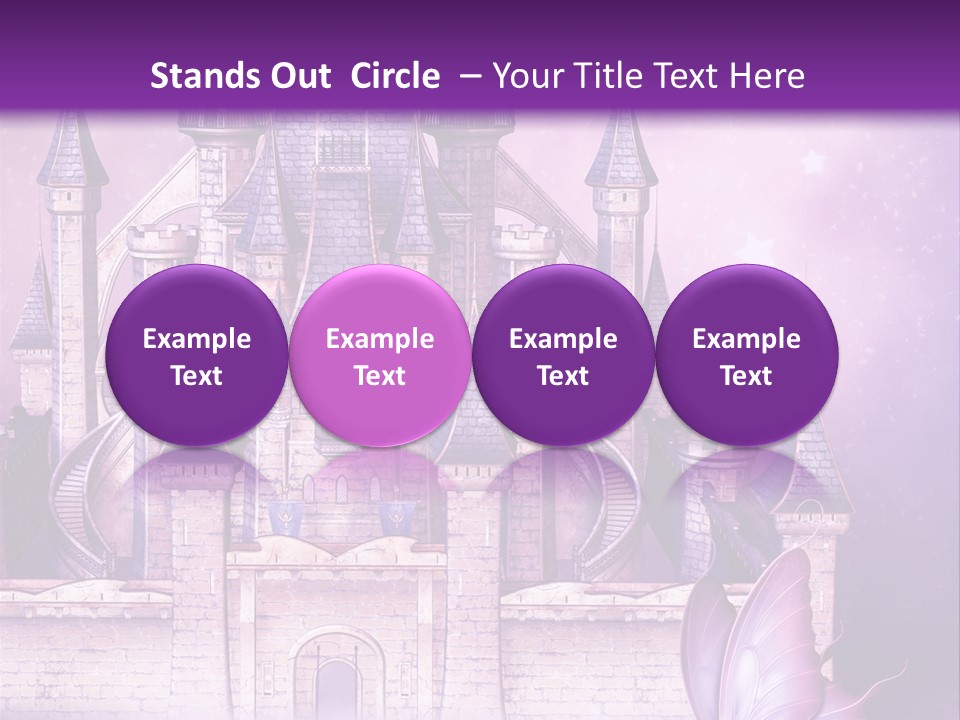 Ksi Zaczarowany Zamek PowerPoint Template