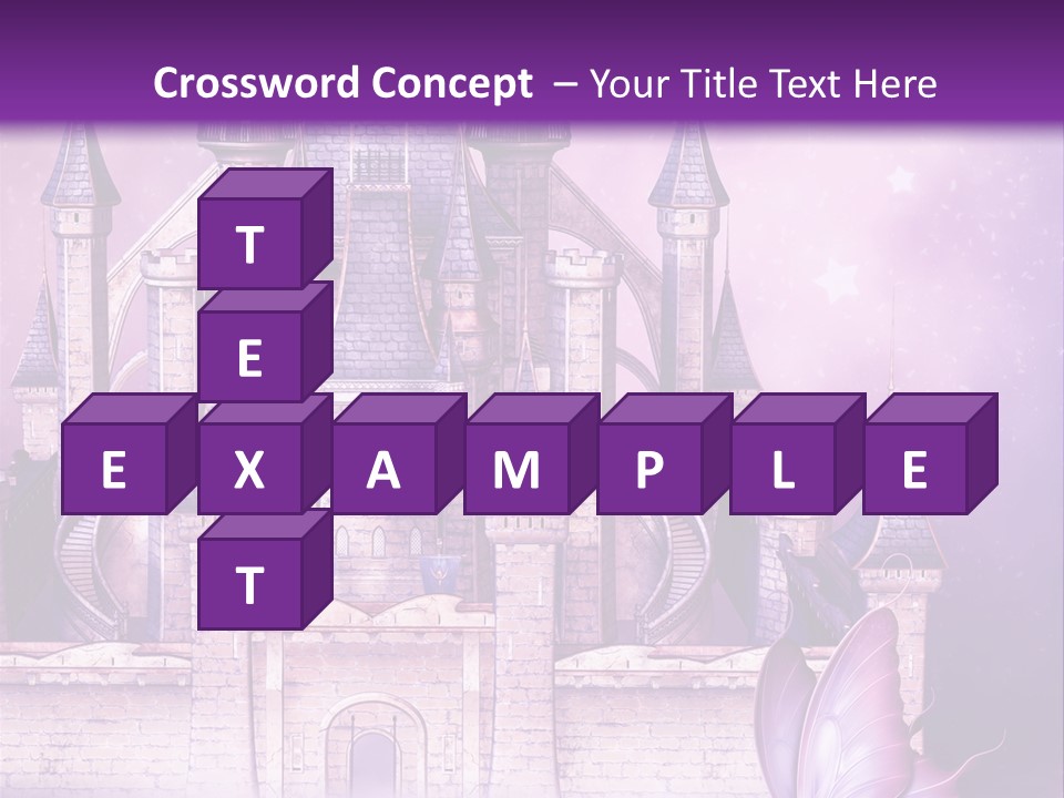 Ksi Zaczarowany Zamek PowerPoint Template